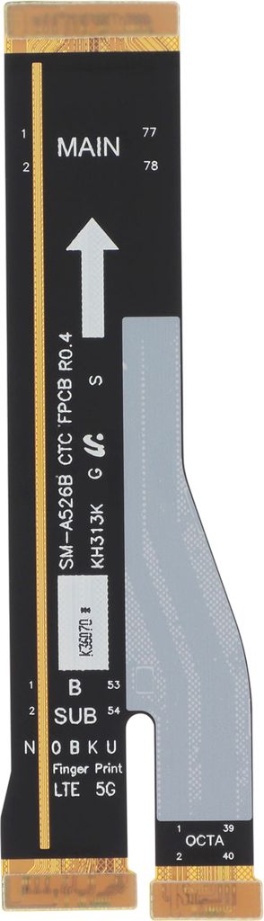 Samsung, Original Flexkabel Motherboard für Samsung Galaxy A52 Original, Schwarz