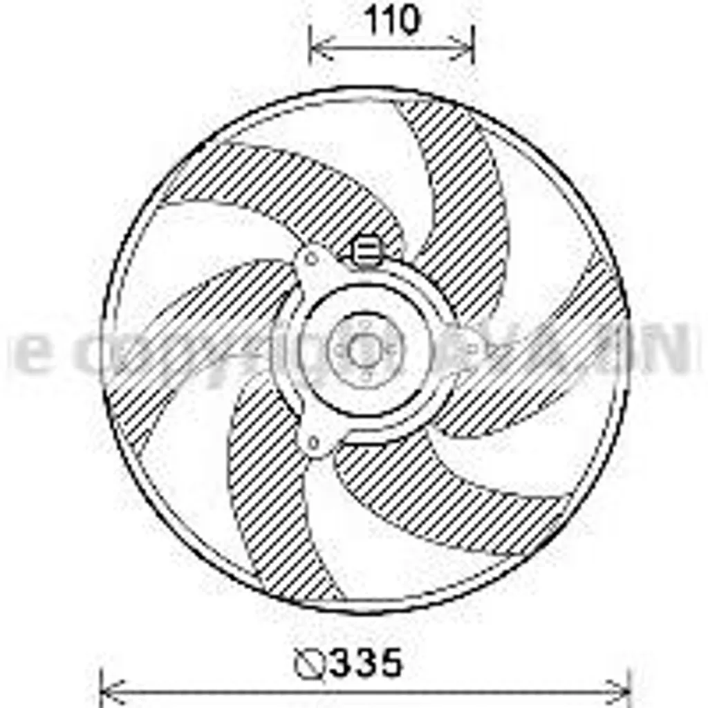 Remplacer ventilateur refroidissement 1250F0 pour Berlingo et Xsara AVA