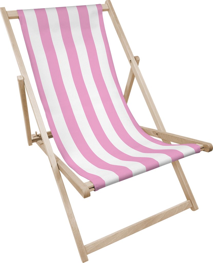 Klappbarer Holz-Liegestuhl – Sonnenstuhl & Gartenliege für Strand, Terrasse & Garten