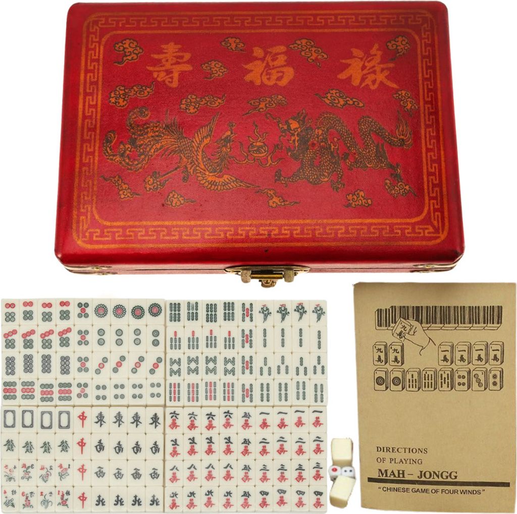 Mahjong Gesellschaftsspiel mit Koffer Set Produktbild 