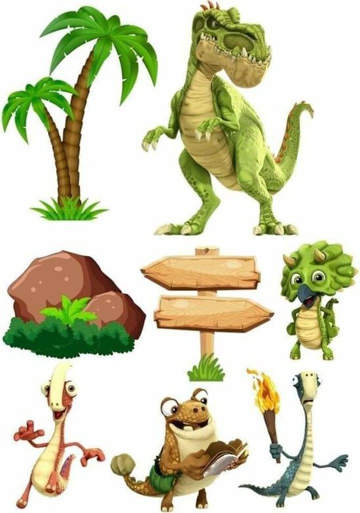Cake topper Dino, Dinosaurier Produktbild 