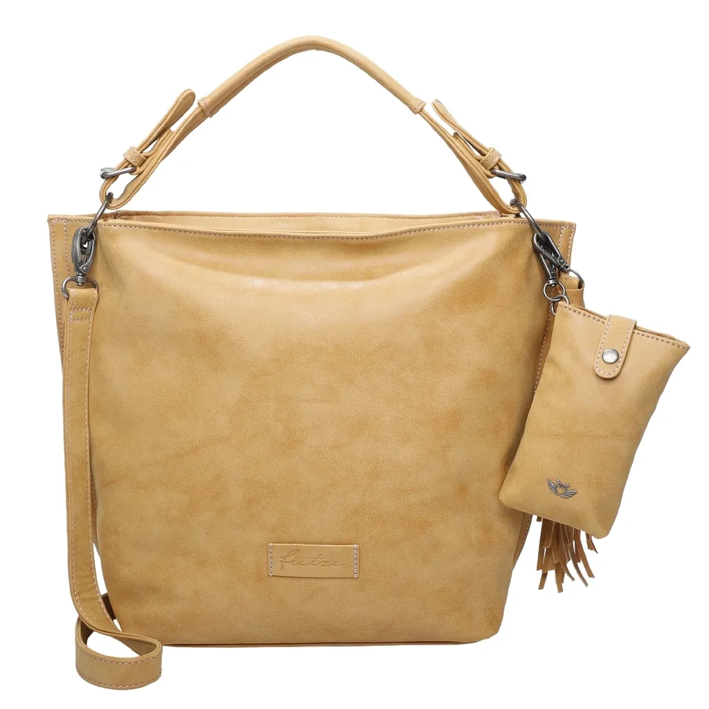 Fritzi aus Preußen borsa shopper borsa a tracolla Vintag Fritzi Hobo 1 Honey Mustard giallo