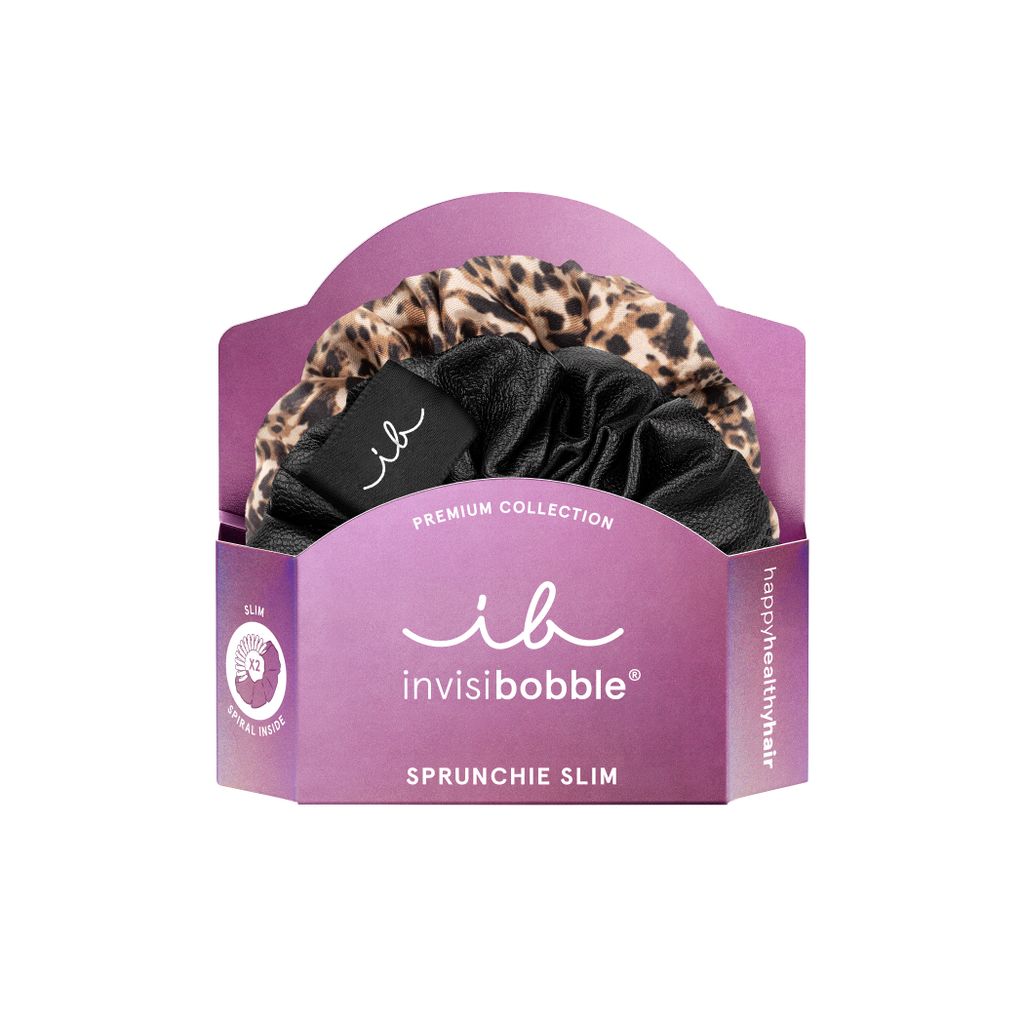 Haargummi Sprunchie Slim Premium Leo ist das neue Schwarz 2 Produktbild 