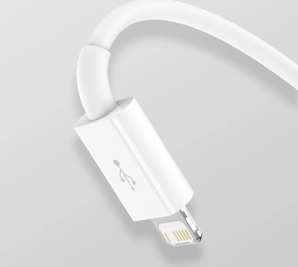 Baseus Cavo 3 in 1 USB a Lightning Micro USB e Type-C 3.5A 1M Bianco - 16