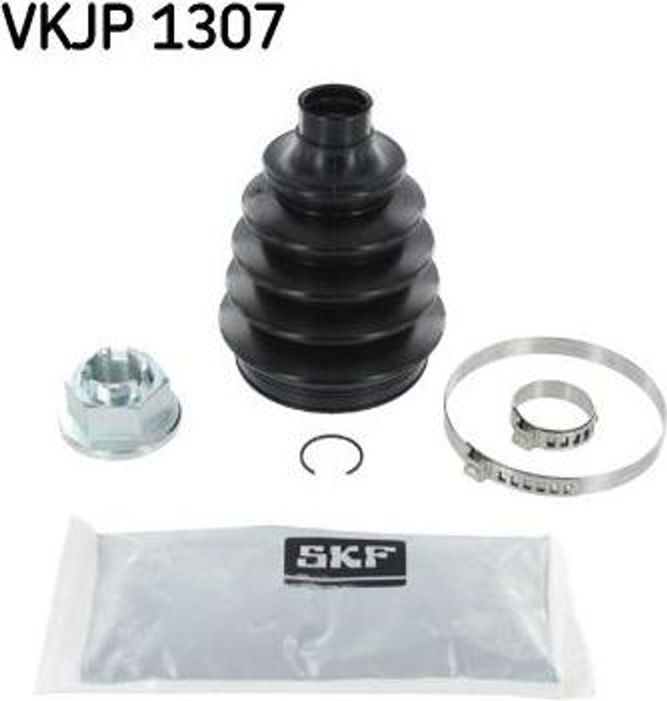 SKF VKJP 1307 Manschettensatz, Antriebswelle OE 3293A5 kompatibel mit Corolla, C15, C3, Logan, Sandero, 500, 500C, Bravo, Panda, Stilo, KA, Premacy...