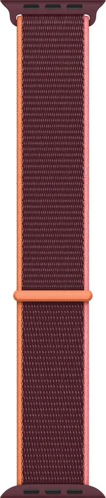 Bracelet Boucle Sport Respirant en Nylon Bordeaux et Orange Apple