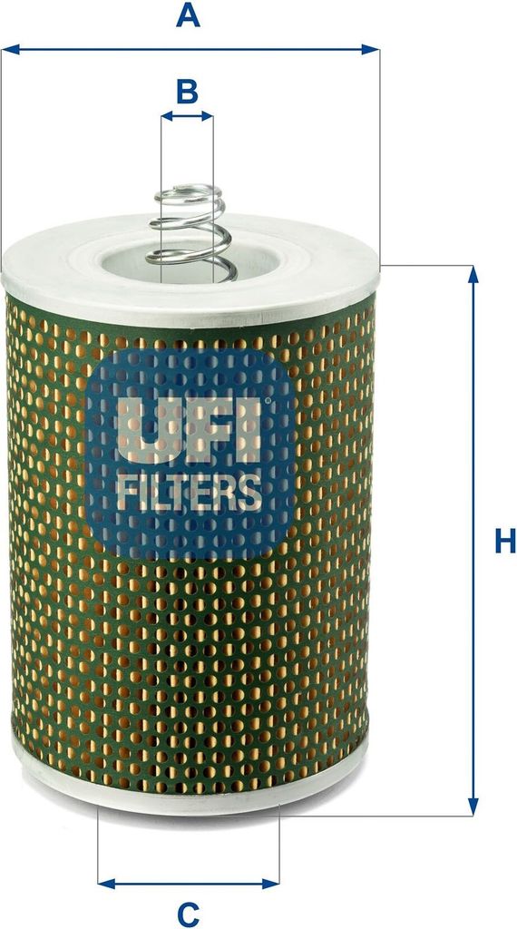 Ölfilter UFI 25.505.00 Filtereinsatz passend für MERCEDES-BENZ LK/LN2 MK O 301 O 303 O 404 SK