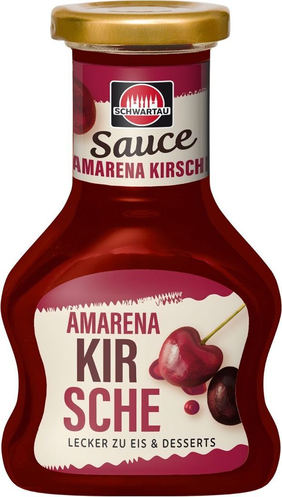 Schwartau Dessert-Sauce Amarena-Kirsche, 125ml Produktbild 