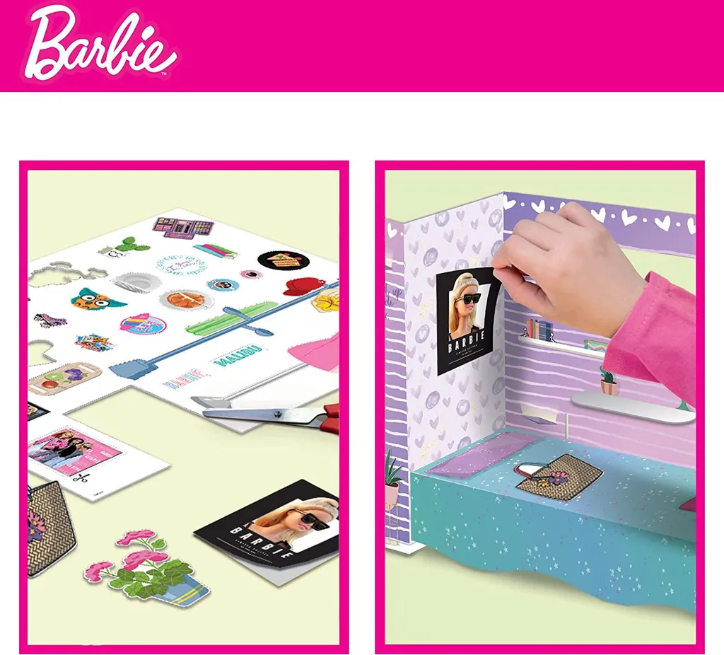 Activité manuelle enfant : maison de poupée à monter et colorier - 4