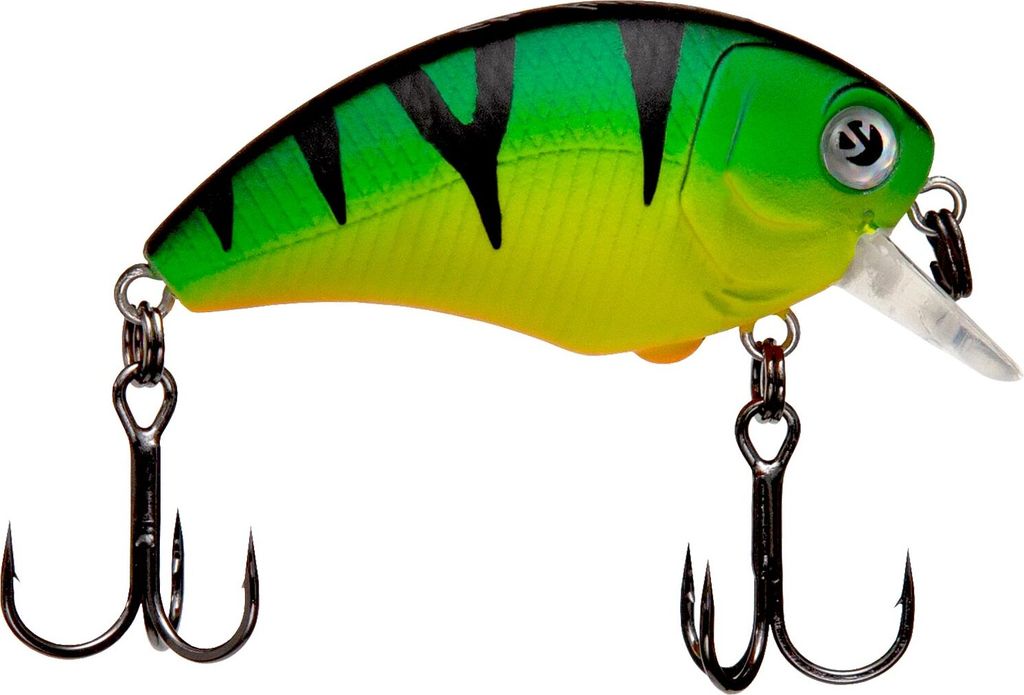 Zeck Danny 4,5cm - Wobbler schwimmend, Zeck Farbe:Firetiger, Tauchtiefe/Gewicht:0.6m / 5.3g