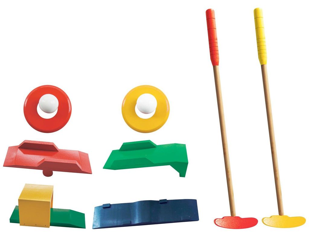 Golf-Set für Kinder, 10-teilig, aus Holz Produktbild 