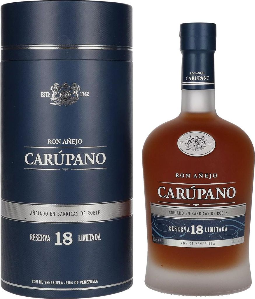 Ron Añejo Carúpano Reserva 18 Limitada 40% Vol. 0,7l in Produktbild 