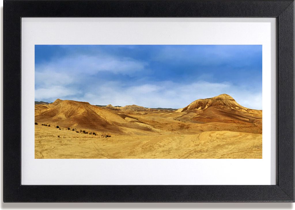 Bild 30x20 MDF-Rahmen Wandkunst Desert Hills Landschaft Produktbild 