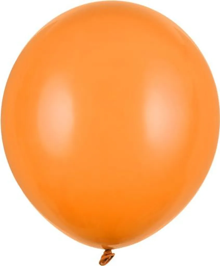 Ballons Strong 43 cm Orange Mandarine Pastel - Pack de 25 Pièces Robustes