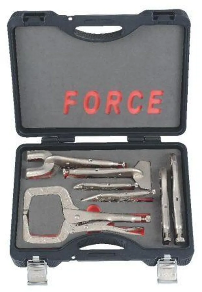 Coffret de pinces étaux FORCE 50721 pour serrage et carrosserie