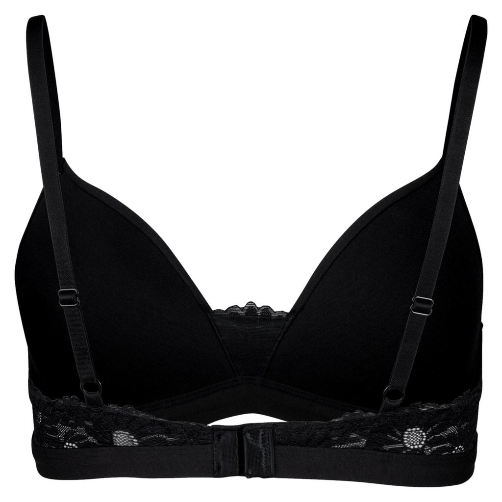 SKINY L. padded triangle, Schwarz, Wirefree, Einfarbig, Weiblich, Hakenverschluss, Rücken