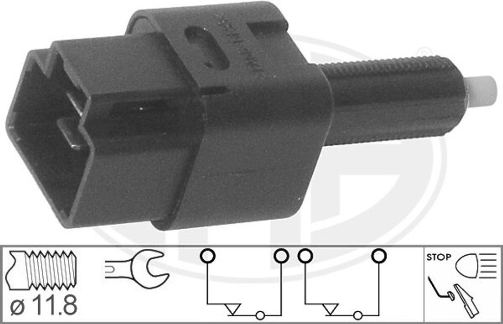 ERA Bremslichtschalter 330719 passend für MERCEDES-BENZ Citan II Kastenwagen (420) mechanisch