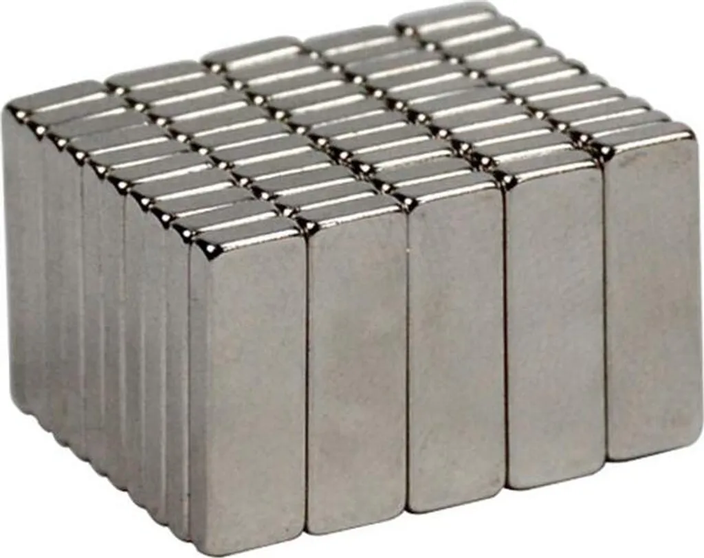 Magneti Designer Neodimio 14x4x2,5mm 100 Pezzi per Casa e Ufficio