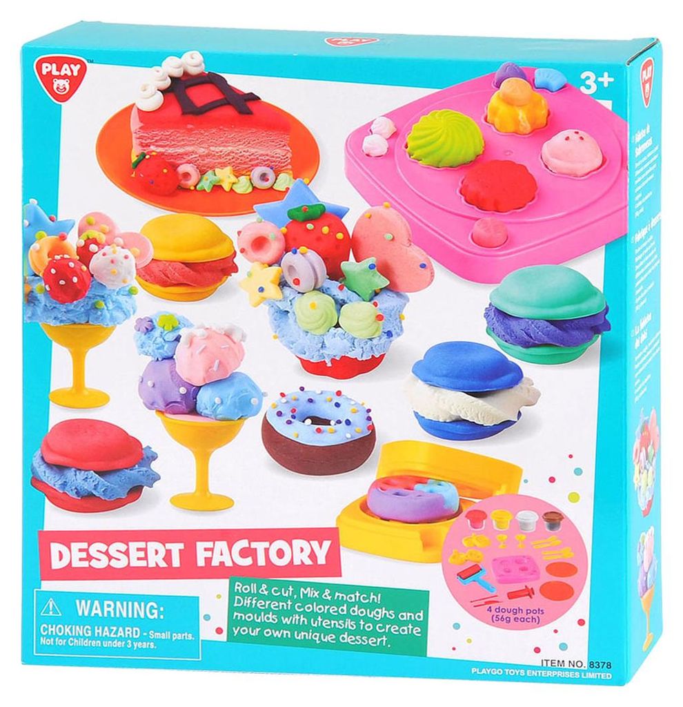 Playgo Dessert Factory Tonset – 4 Tontöpfe