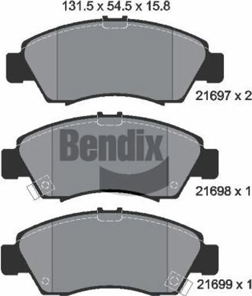 Plaquettes de Frein Bendix BPD1327 : Stop aux Bruits et Freinage Mou