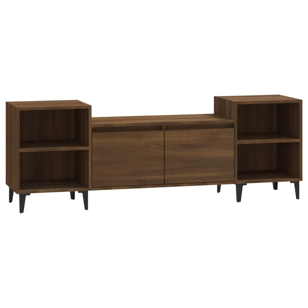 Mobile TV Rovere Marrone 160x35x55 cm SYFAX™ - Eleganza e Design
