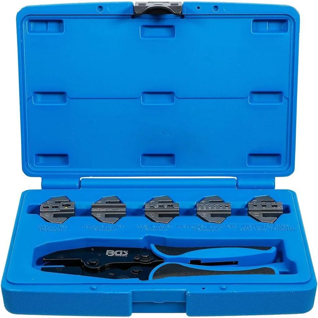 Pince à Sertir Précise D-Work + 5 Mâchoires - 19,7cm - Sertissage Facile