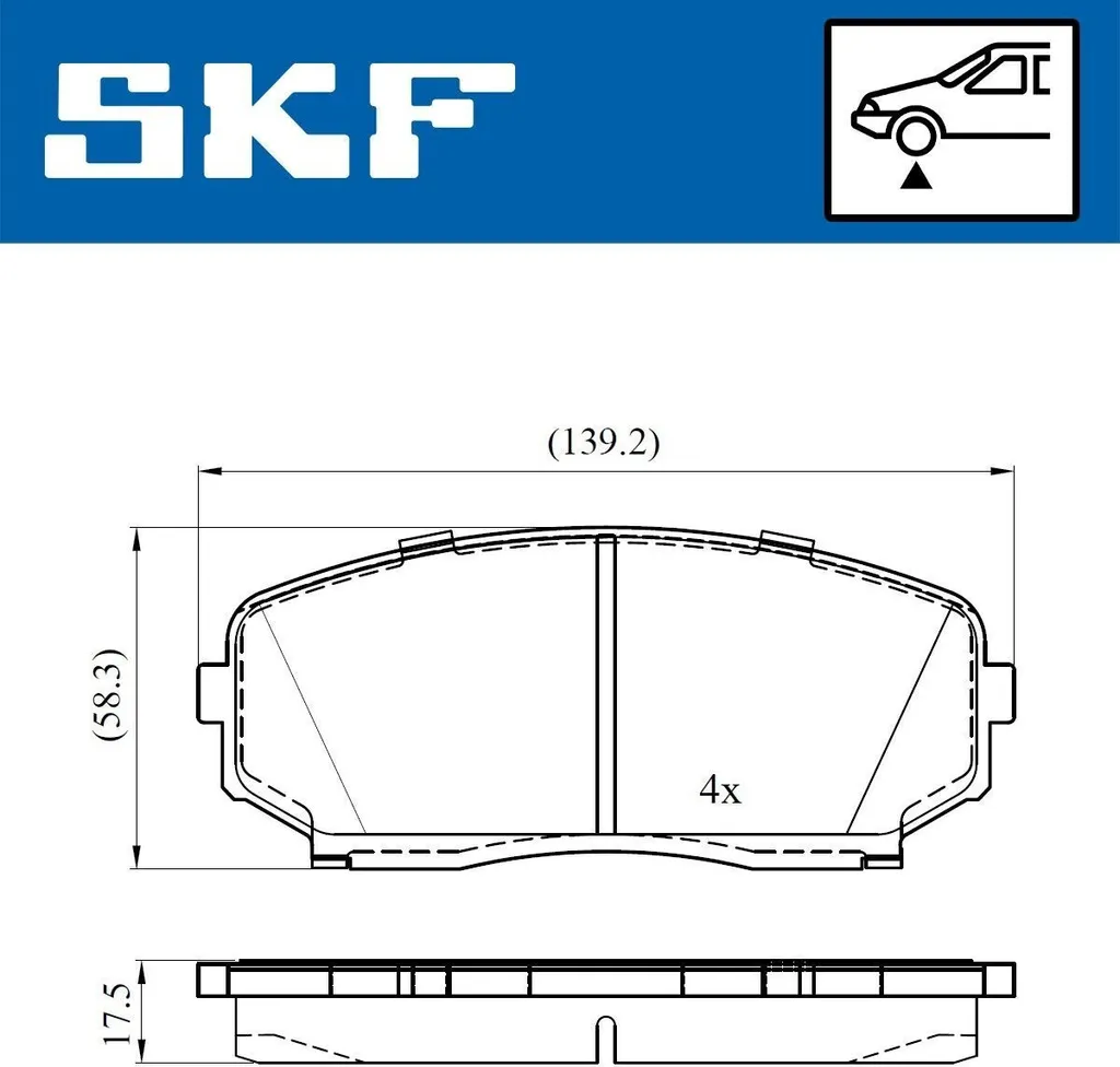 Plaquettes de Frein Renforcées pour Mitsubishi Pajero Sport et Mazda CX-9
