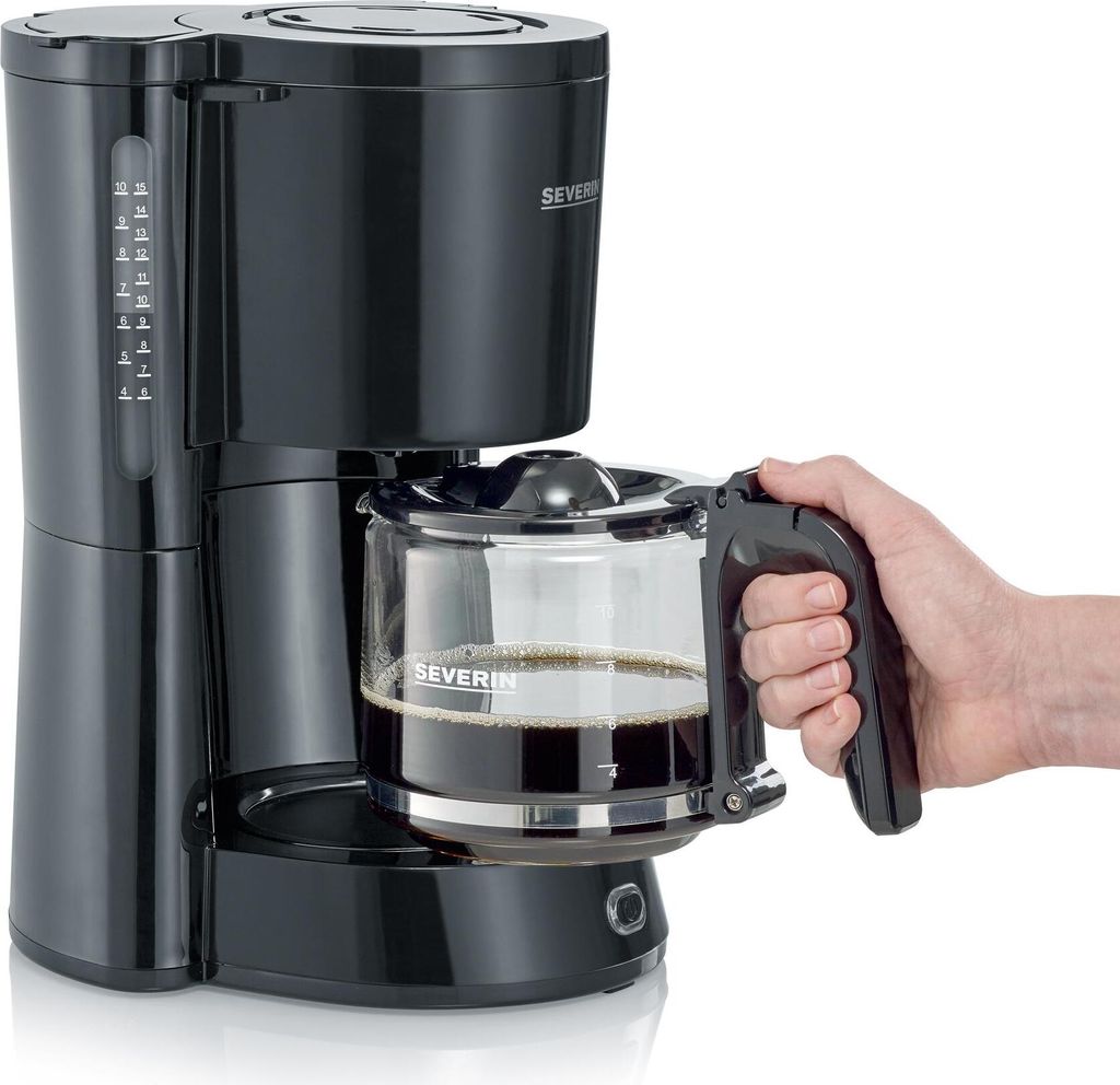 SEVERIN KA4815 Filter Coffee Maker - Black - 1000 W - 1.4 L Immagine del prodotto 