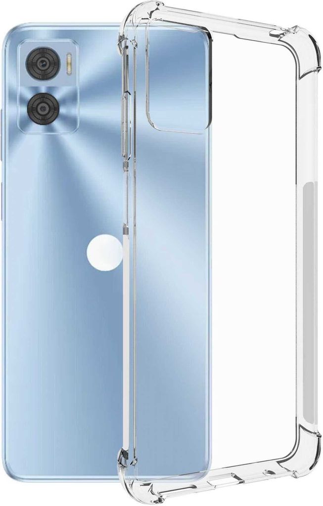TPU Hülle Clear Armor Soft Case für Motorola Moto E22, Moto E22i 4G (6.5'') - transparent