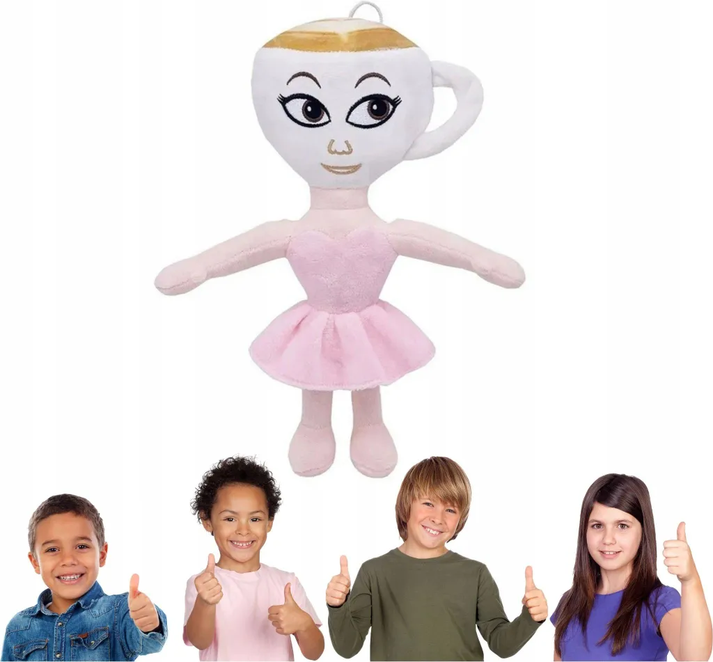 Peluche Tralala Ballerine Capucina 30 cm - Mascotte Douce pour Enfant