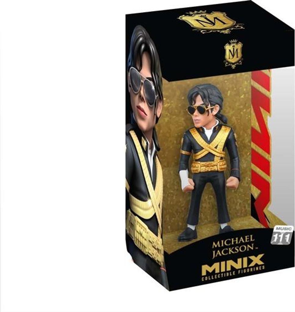 Goldene Michael Jackson Sammelfigur von MINIX - Limitierte Produktbild 