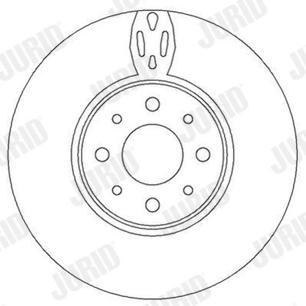Paire de Disques de Frein Avant Ventilés 281mm pour FIAT BRAVO 198