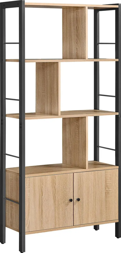 Étagère bureau Sonoma pour classer vos dossiers avec 5 larges plateaux