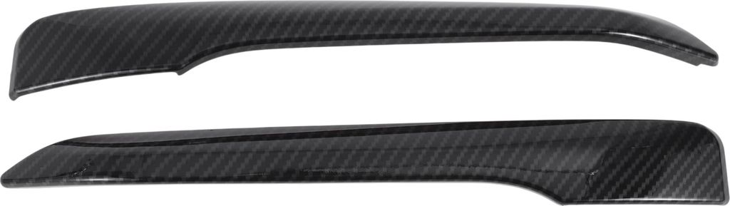 Scheinwerferblende Scheinwerferblende Scheinwerferabdeckung Dekor für BMW X1 F48 2016-2019 Carbon Fiber Schwarz ABS 2 Stück Vorne Links Vorne Rec...