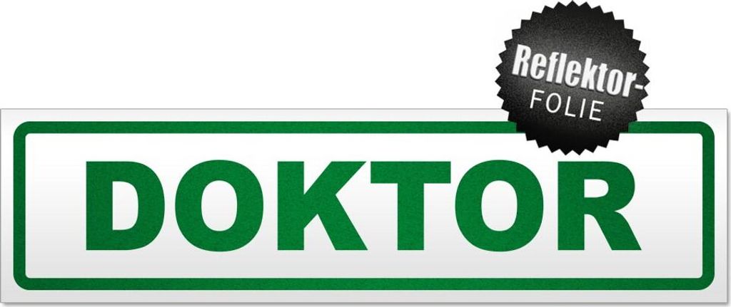 Doktor Magnetschild Schild magnetisch