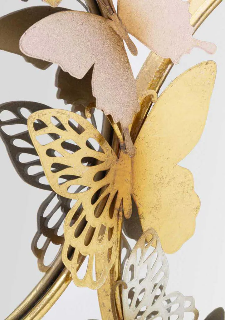 Specchio con Farfalle Rosa Mauro Ferretti Decorazione Romantica - 10