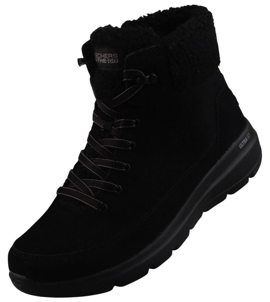 Stivaletti da donna Skechers in pelle, modello Glacial Immagine del prodotto 