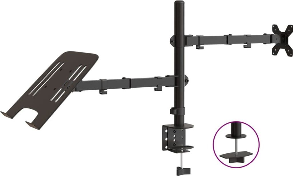 "WINTER SALE" Monitorhalterung Schwarz Stahl VESA 75/100 mm - TV Halterungen NEU8771379