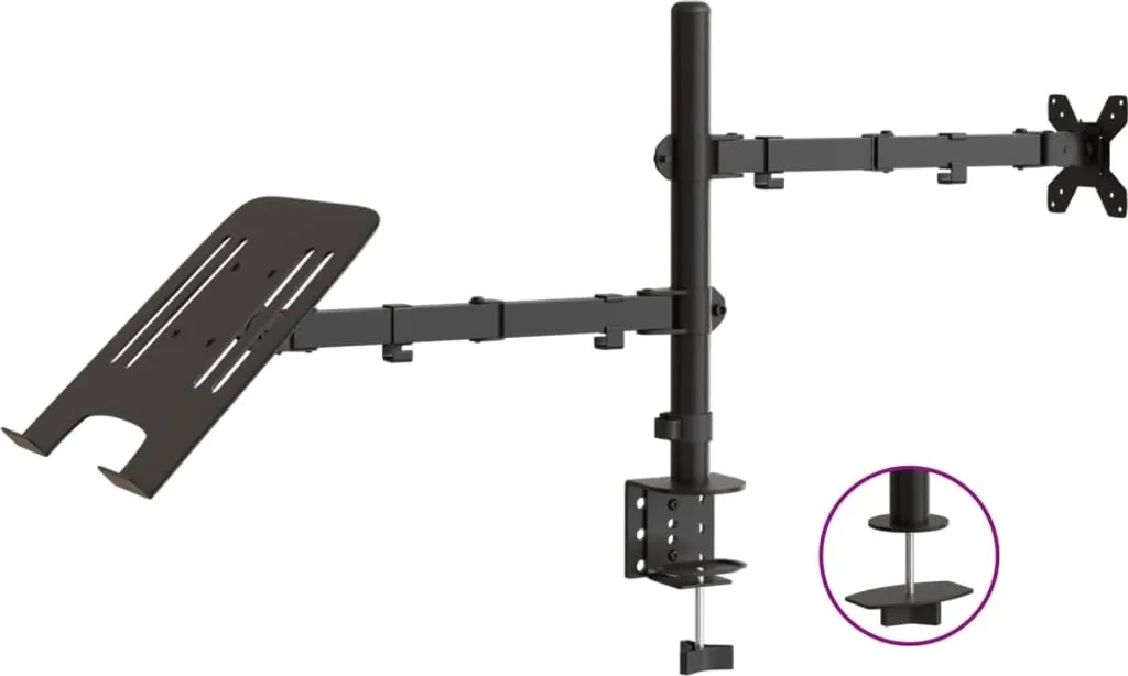 Support de moniteur VESA 75/100 mm pour optimiser son espace bureau noir