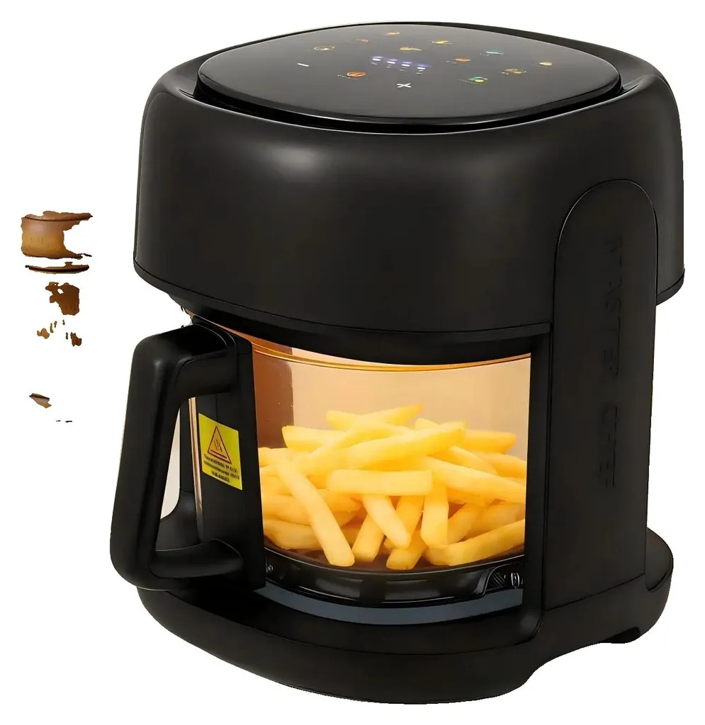 Friteuse sans huile LCD 80-190°C 3,3L - Cuisson précise et rapide 1350W