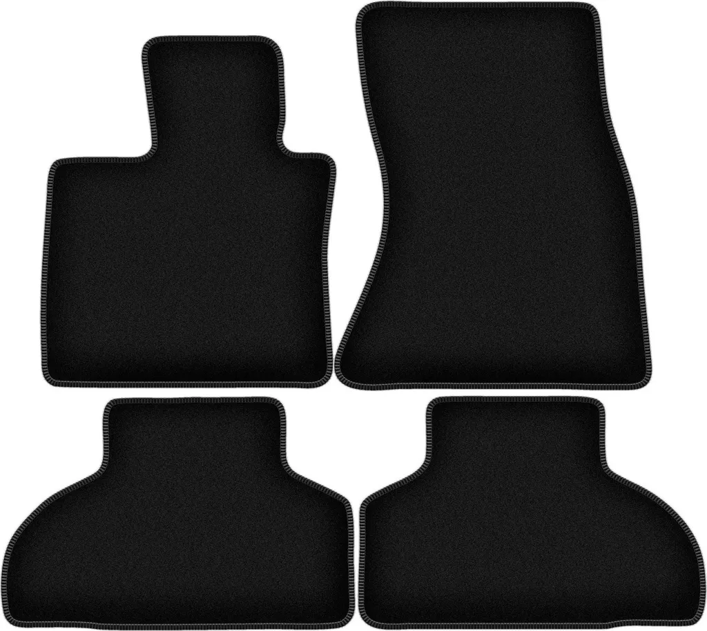 Accessori Interni BMW X5 F15: Set Tappetini Velluto Nero con Clip