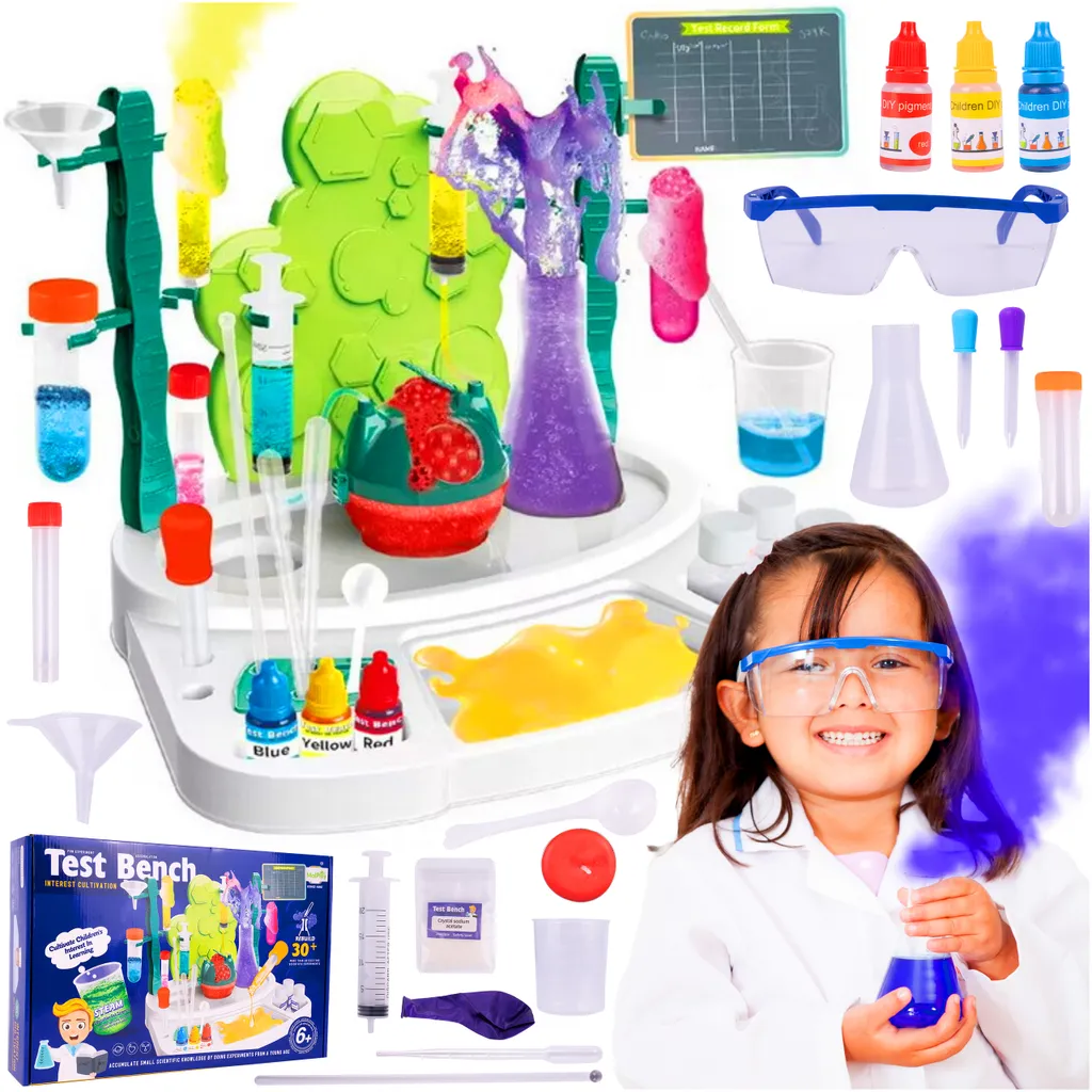 Kit Expériences Scientifiques 6 Ans pour Apprendre la Chimie à la Maison