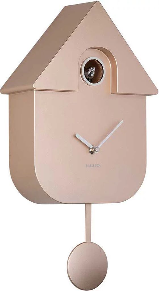 Karlsson - Kuckucksuhr Modern Cuckoo Metallic - Rose Gold - 21.5x8.5x41cm