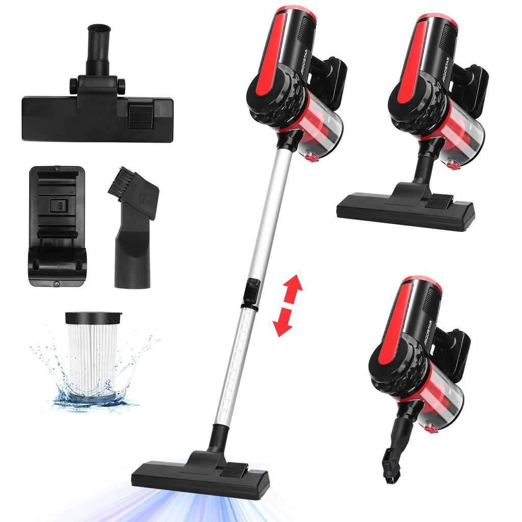 Aigostar 4-in-1 Handstaubsauger Aufrechtsauger Kabelgebundene Staubsauger Leicht Bürststaubsauger