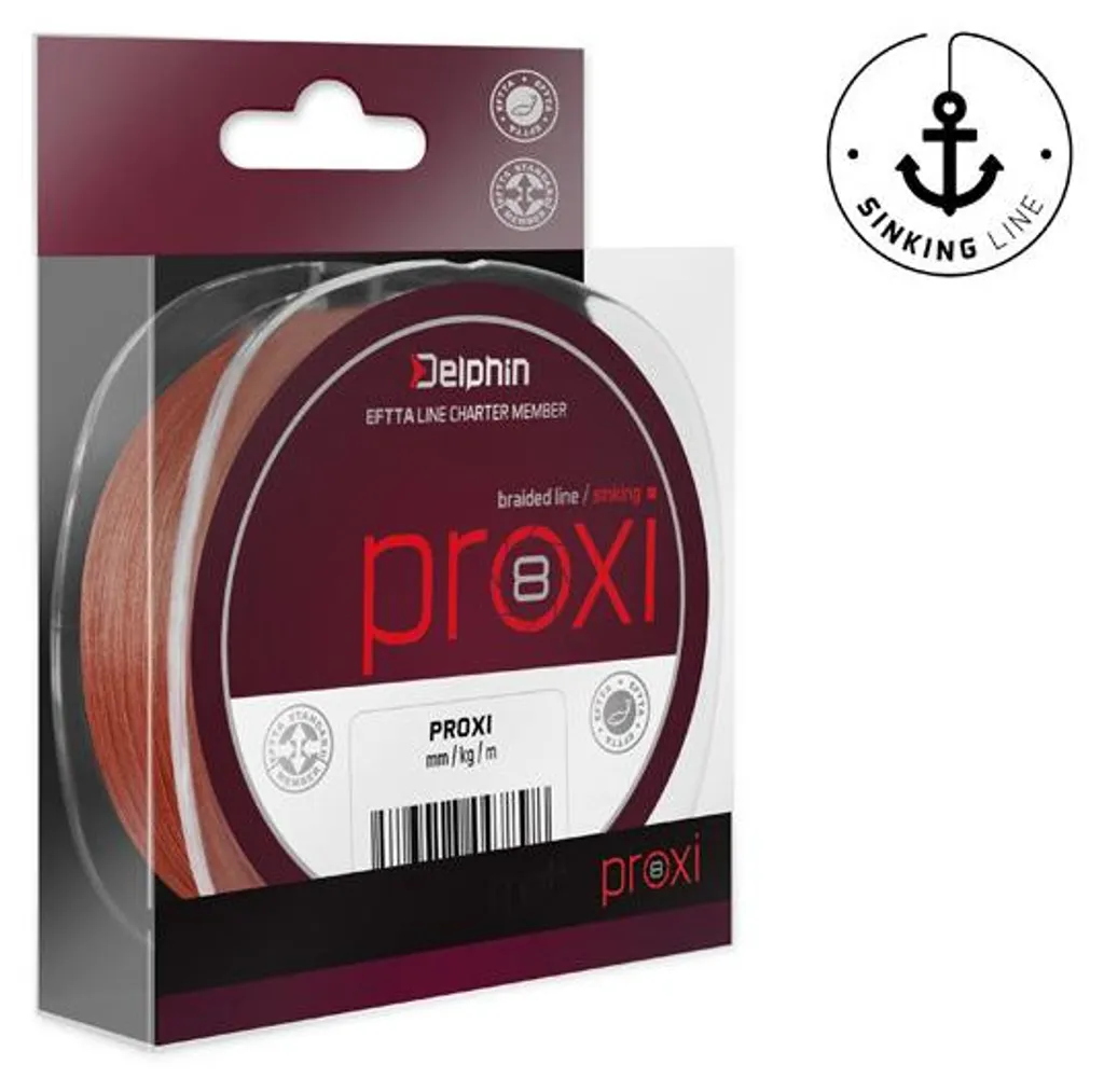 Tresse anti-perruque Delphin PROXI 8 brun 0,08mm sensible et forte