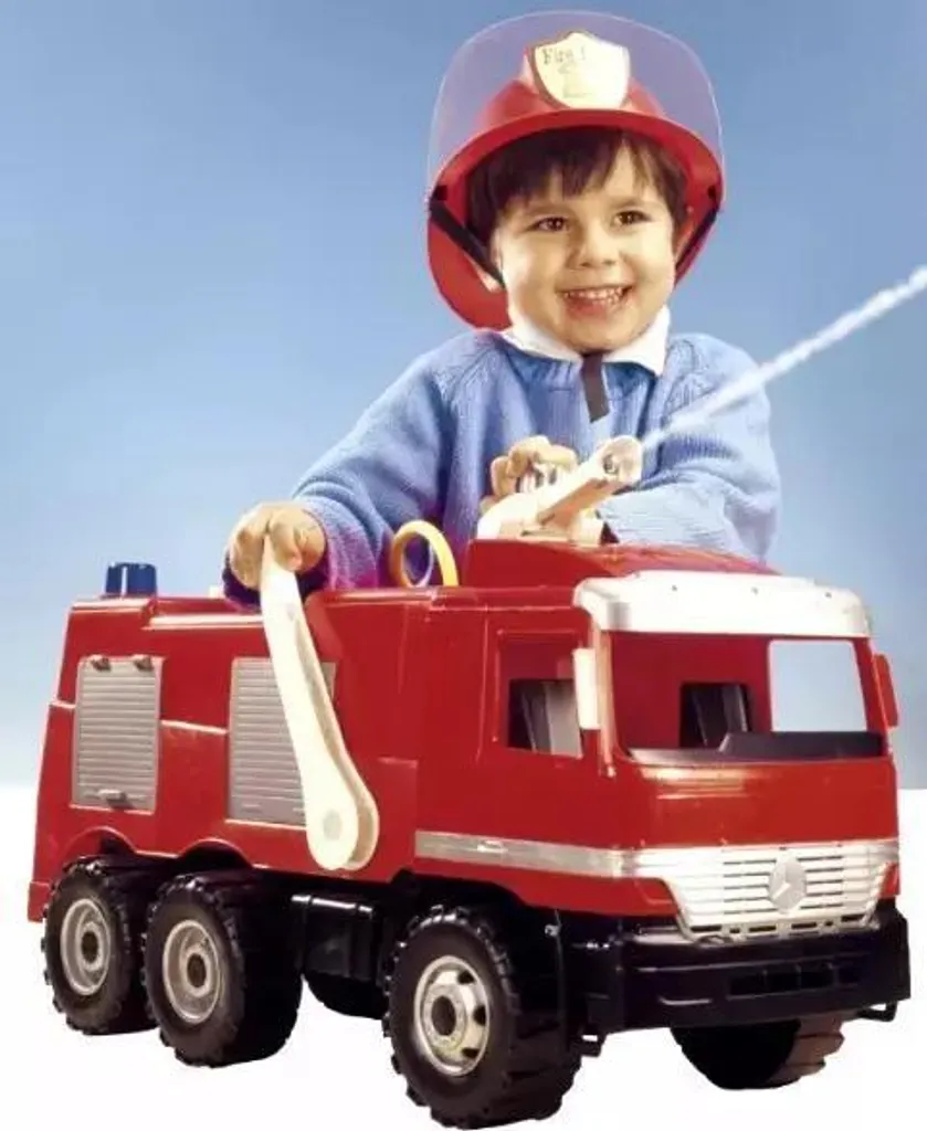 Camion de pompier extérieur Lena Starke, grand jouet jardin et plage