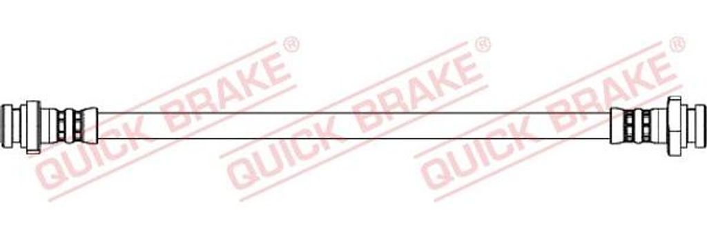 QUICK BRAKE 25.035 Bremsschlauch OE 46210BM500 kompatibel mit Almera