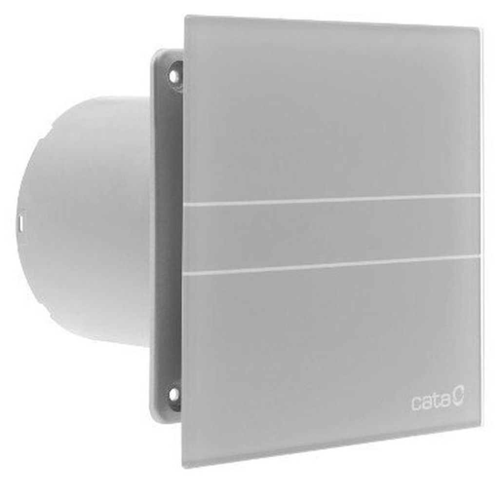 Cata E-100 GS Axial-Badlüfter, 8W, Rohrleitung 100mm, Silber