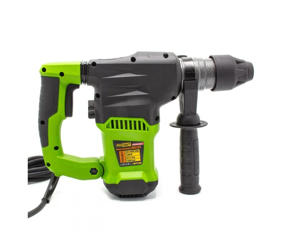 Marteau Combiné Procraft BH2250 Idéal pour Rénovation et Perçage Béton - 7