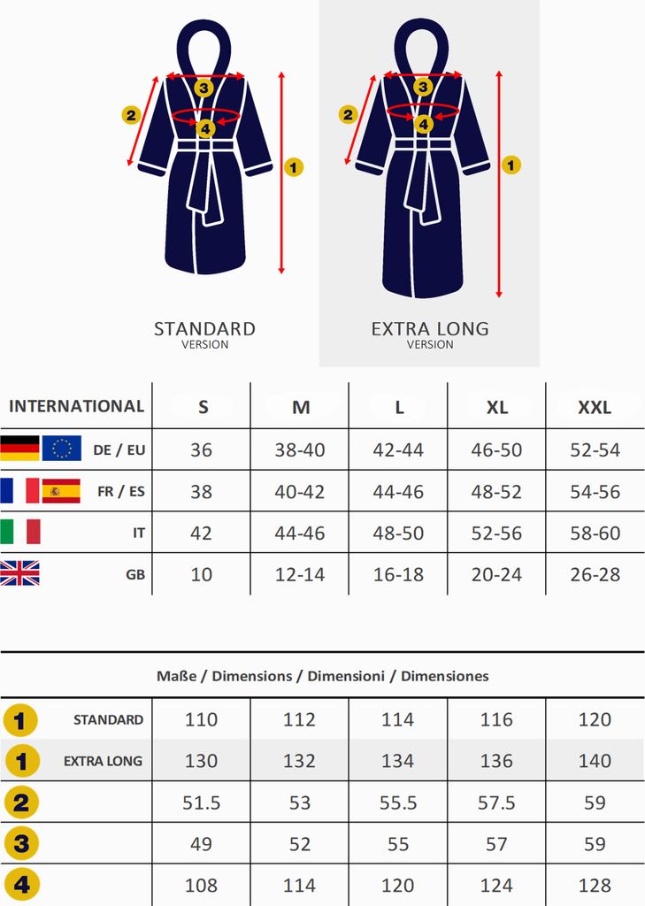 Arus Bademantel Astra für Damen, Farbe:Hellgrün, Größe:M